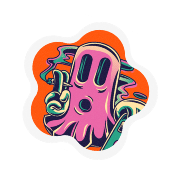 Ghost Sticker